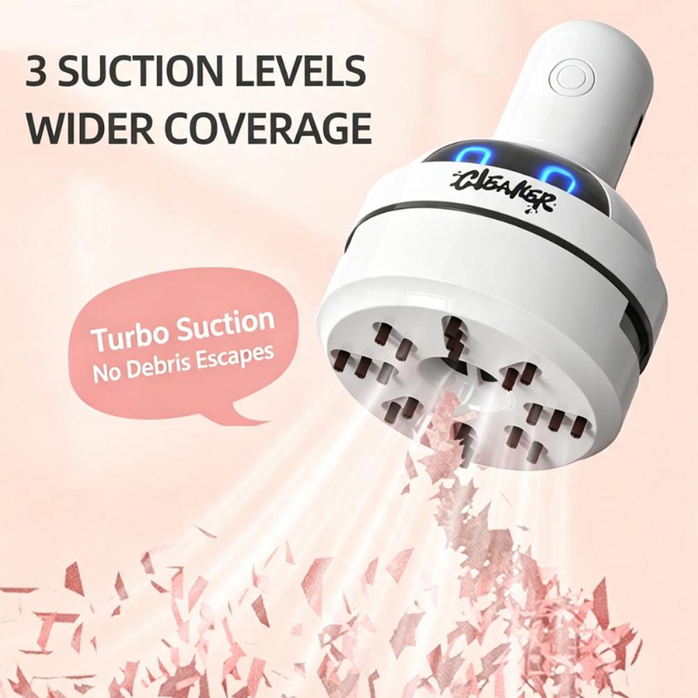 Mini Desktop Vacuum Cleaner For Eraser Dust - Mini-Tischstaubsauger, niedlicher Roboter-Schreibtischstaubsauger, tragbarer Tastatur-Radiergummi-Klecksammler für