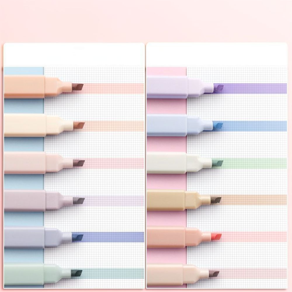 Set mit ästhetischen Pastell-T – Pastel Highlighter Set Double Ended Bewertung und Preis